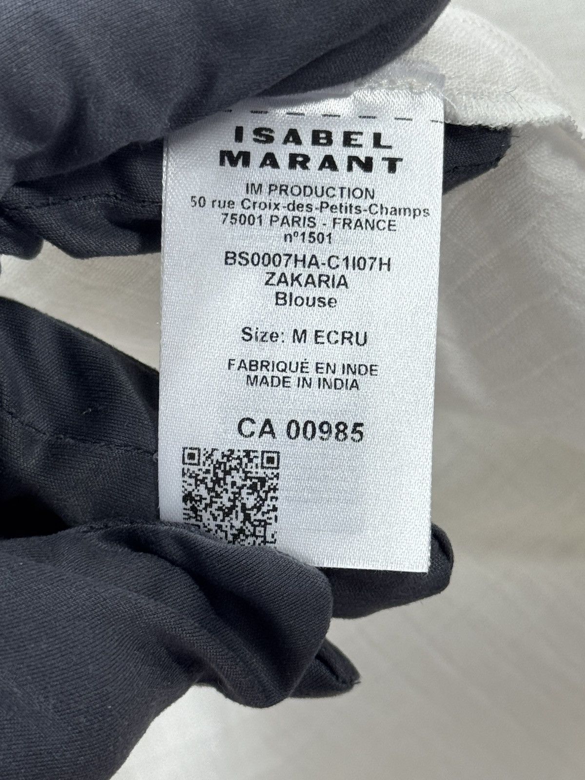Isabel Marant TRIBAL EMBROIDERED LINEN SHIRT Size US M / EU 48-50 / 2 - 8 Thumbnail