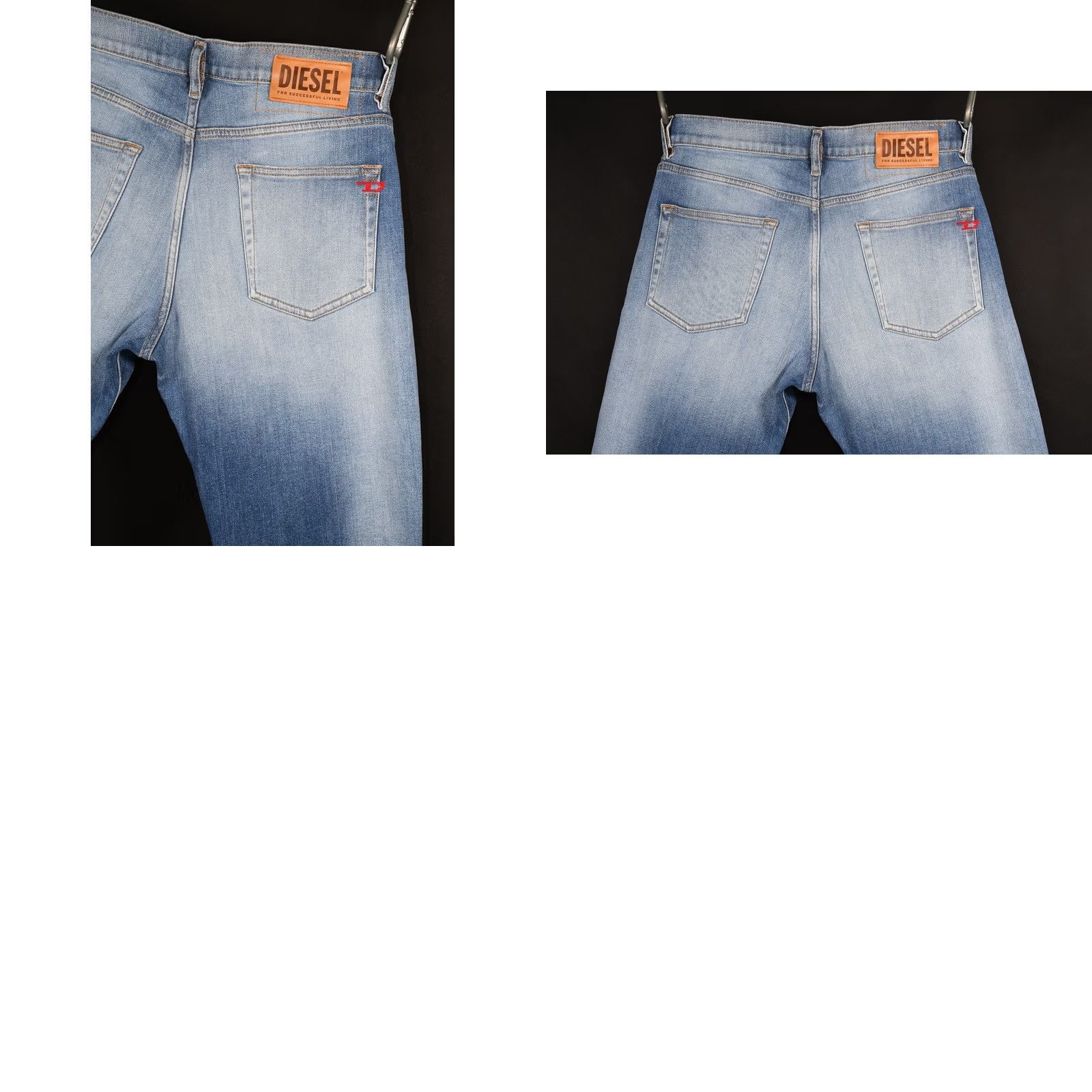 Diesel Diesel D-Strukt Slim 009NF Stretch Slim Jeans Men W31 L30 Blue Denim - 5-Pocket, Zip, Mid Rise, Skinny Fit, STRETCH Size US 31 - 8 Thumbnail
