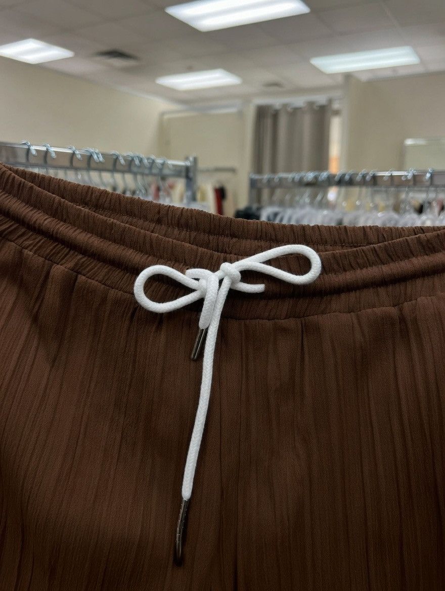 Other Completo Uomo Marrone Plissettato Camicia + Pantaloni - M Size US M / EU 48-50 / 2 - 6 Thumbnail