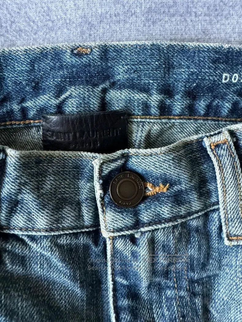 Saint Laurent Paris Saint Laurent 16SS Runway Distressed Jeans. Size US 29 - 3 Thumbnail