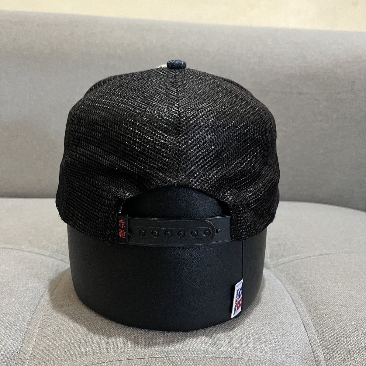 RMC Jeans RMC Japan Tsunami Wave Denim Mesh Cap Size ONE SIZE - 4 Thumbnail