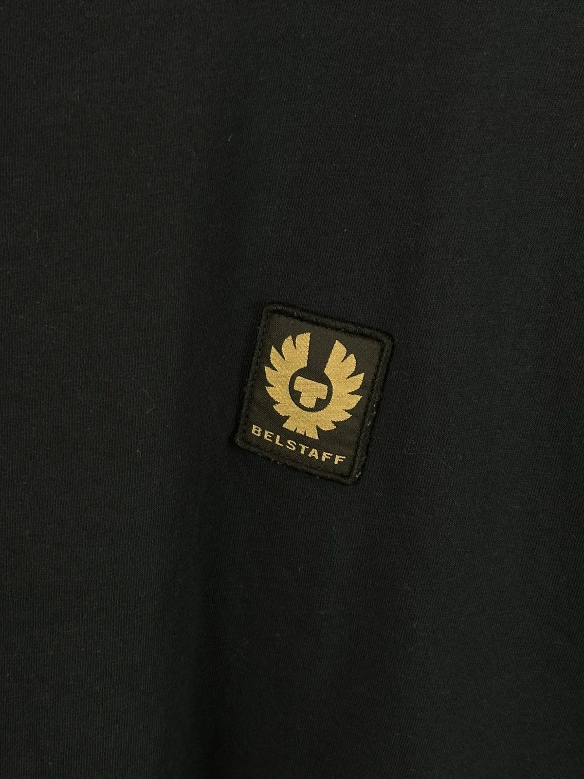 Belstaff Belstaff Logo Dark Blue Tee Long Sleeve Size US XXL / EU 58 / 5 - 7 Thumbnail