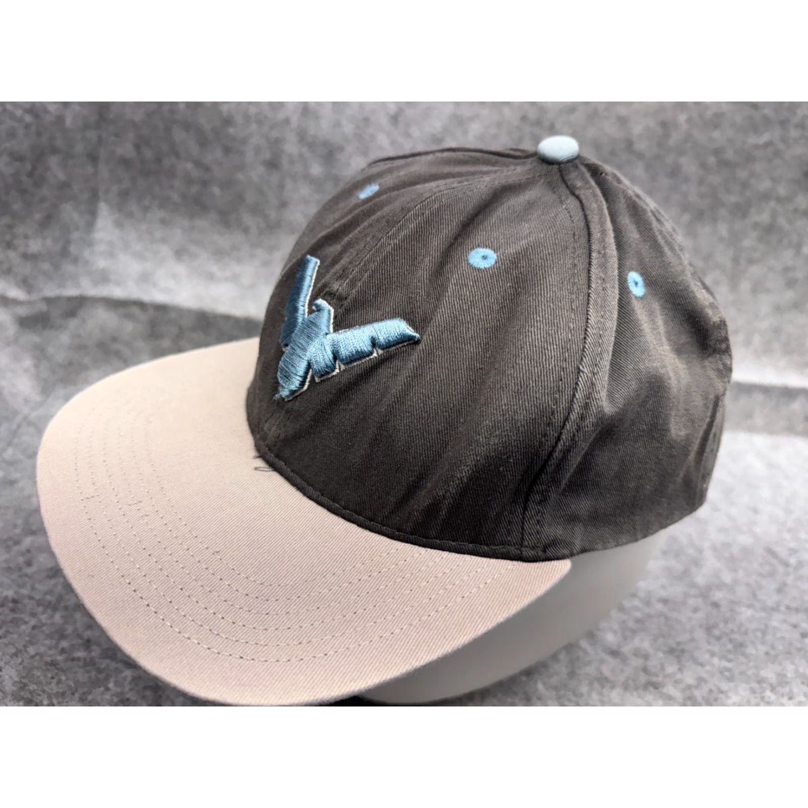 Vintage Six Flags Hat Adult One Size Gray Batman Cotton Twill Snap Back Size ONE SIZE - 4 Thumbnail
