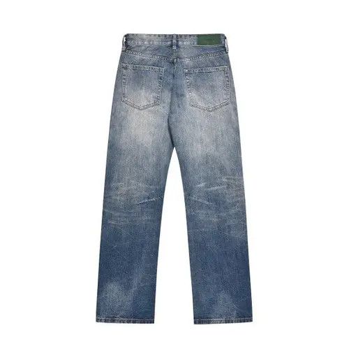 VIBE Vintage washed loose dirty dyed patchwork ripped jeans Size US 32 / EU 48 - 3 Thumbnail