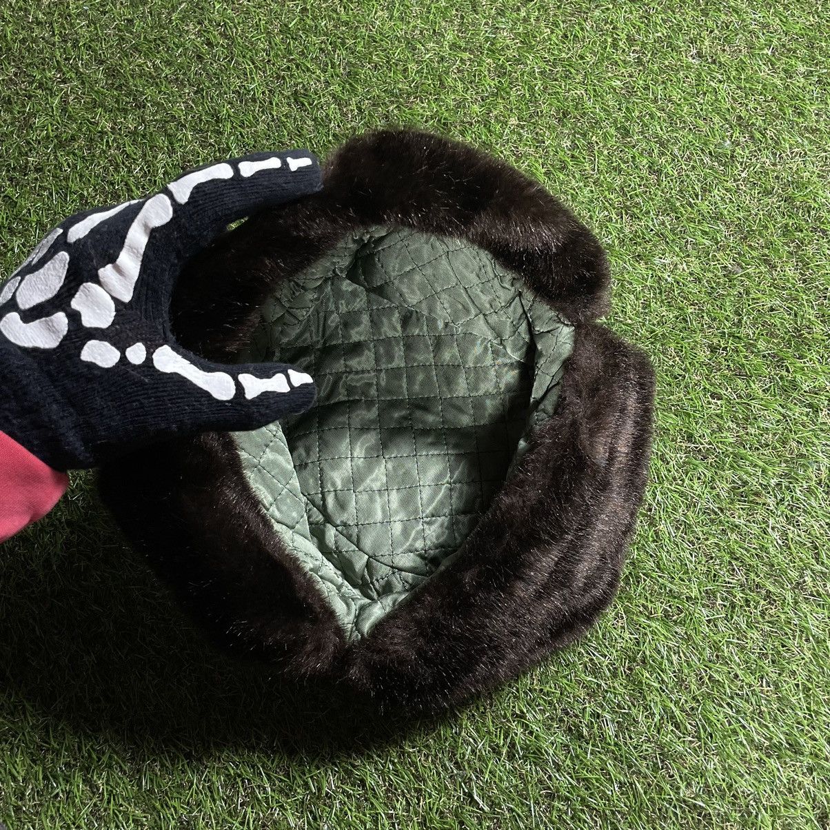 Vintage Vintage Y2K Fuzzy Mohair Beanie Ushanka Alt Goth Faded OS Size ONE SIZE - 6 Thumbnail