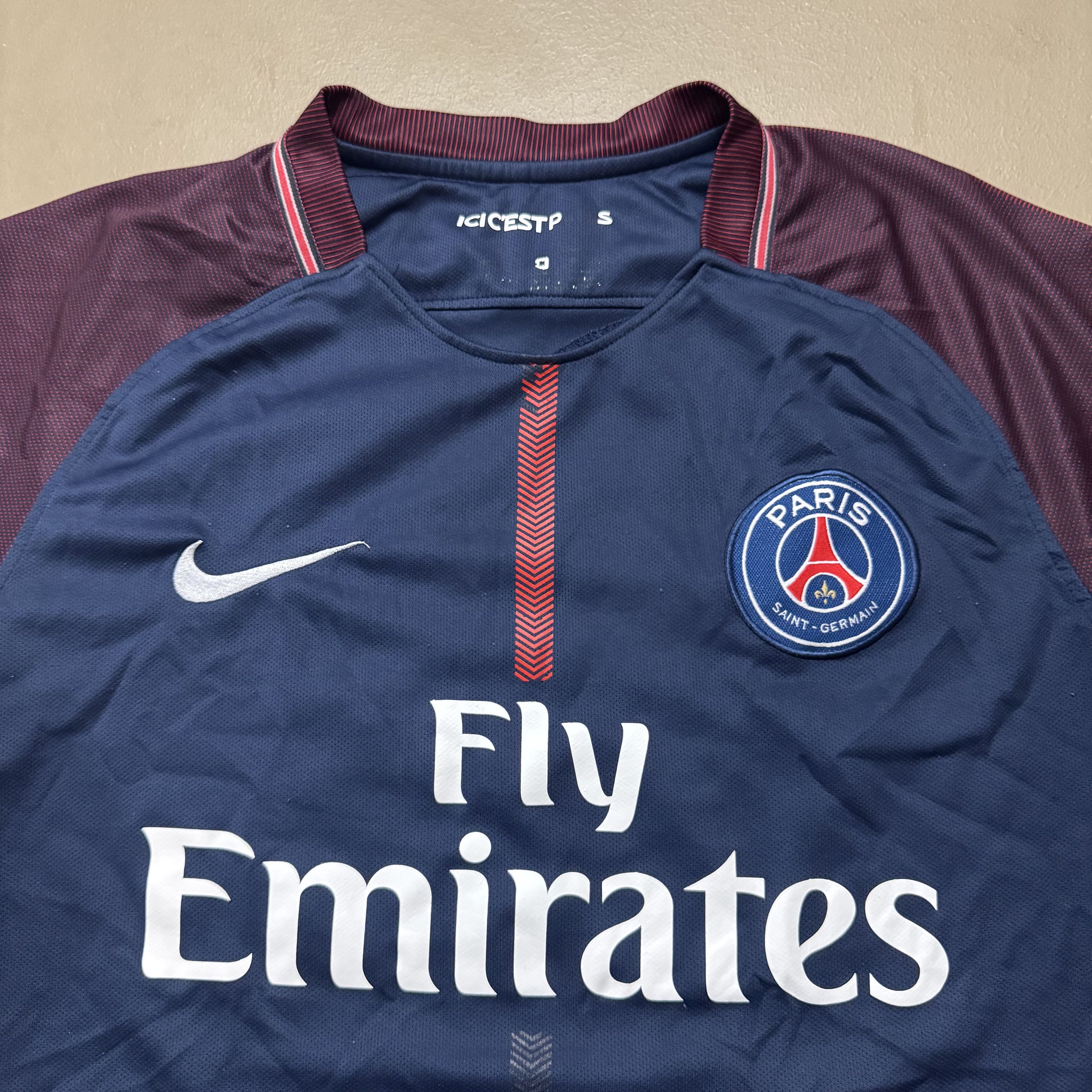 Nike PSG x Jordan Nike Neymar JR #10 Home Jersey Soccer Football Size US M / EU 48-50 / 2 - 3 Thumbnail
