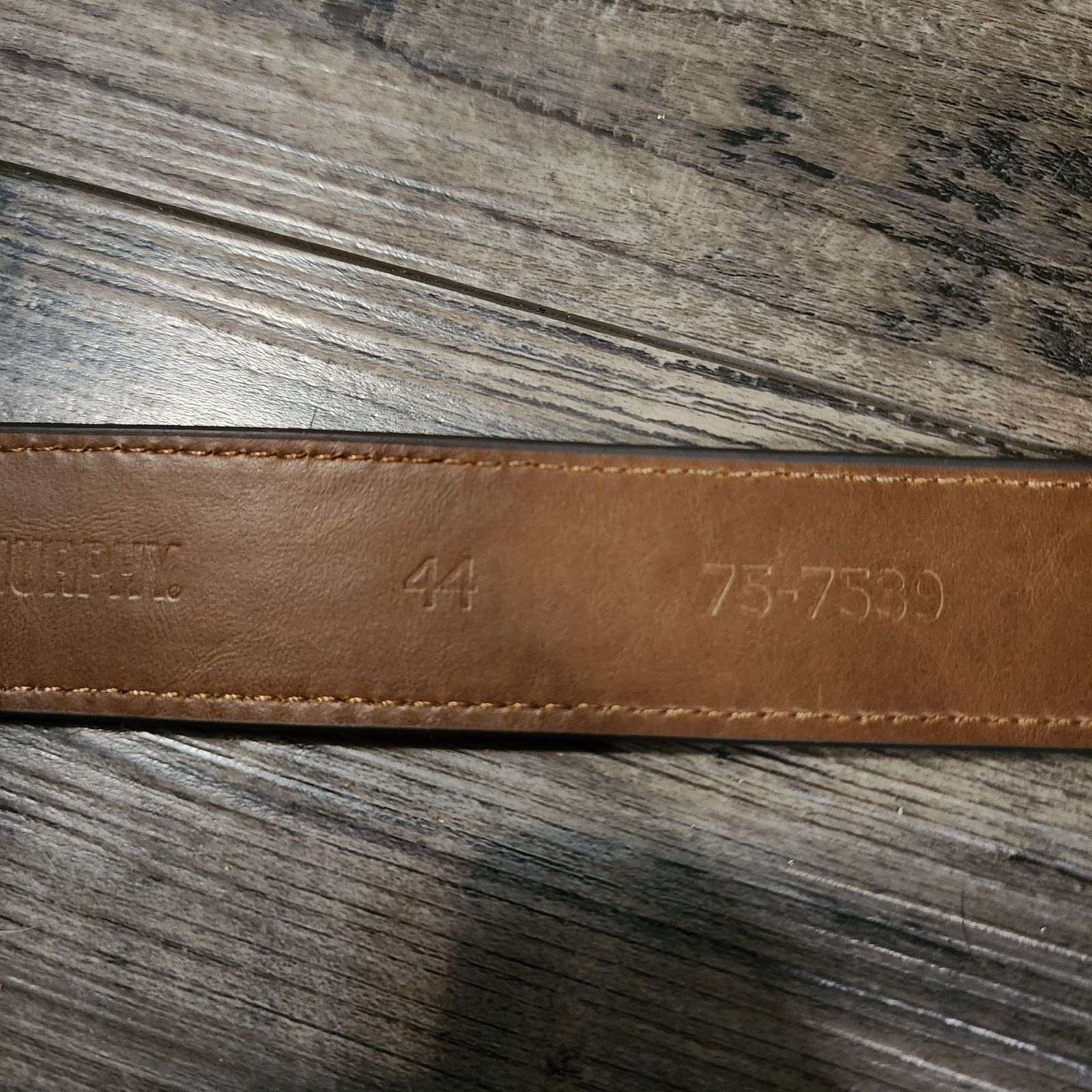 Johnston & Murphy Johnston & Murphy brown suede belt size 44 D Size 44 - 6 Thumbnail