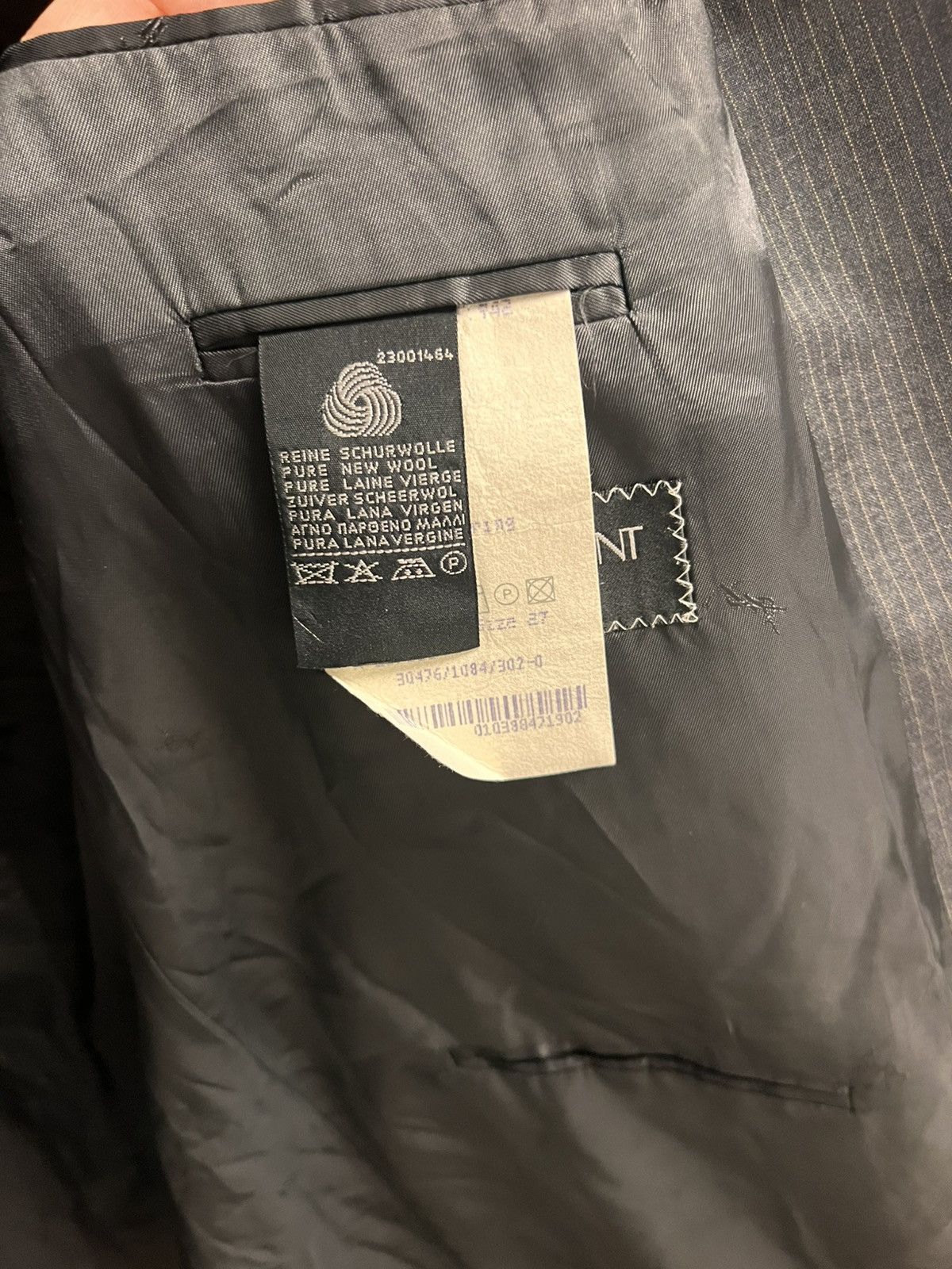 Yves Saint Laurent Yves Saint Laurent wool grey blazer monogram inside size XL Size 44R - 9 Thumbnail