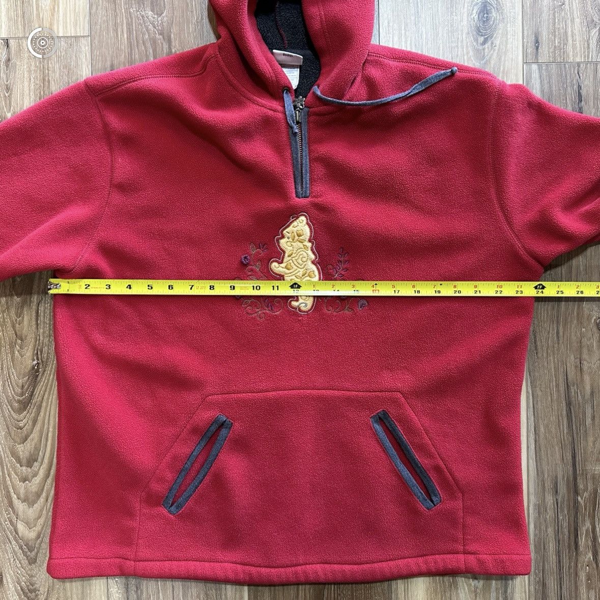 Disney Vintage Disney Store Winnie The Pooh Embroidered Hoodie Size L / US 10 / IT 46 - 7 Thumbnail