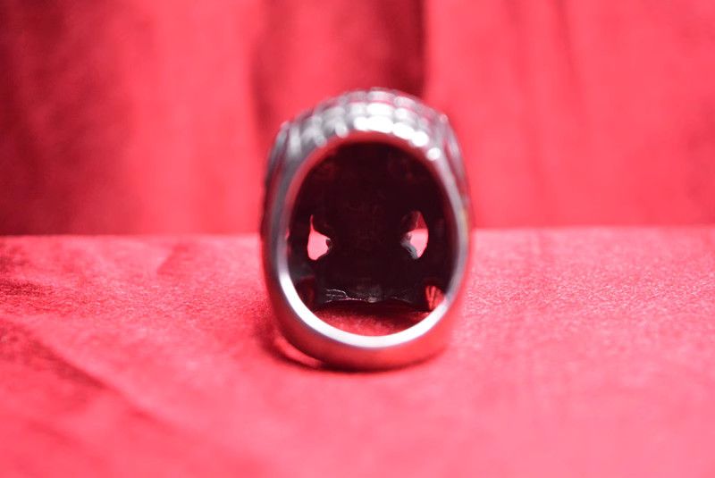 Jewelry Skull Rare Jewelry Rings Open Size Chrome Ring (Size 7-13) Size ONE SIZE - 4 Thumbnail