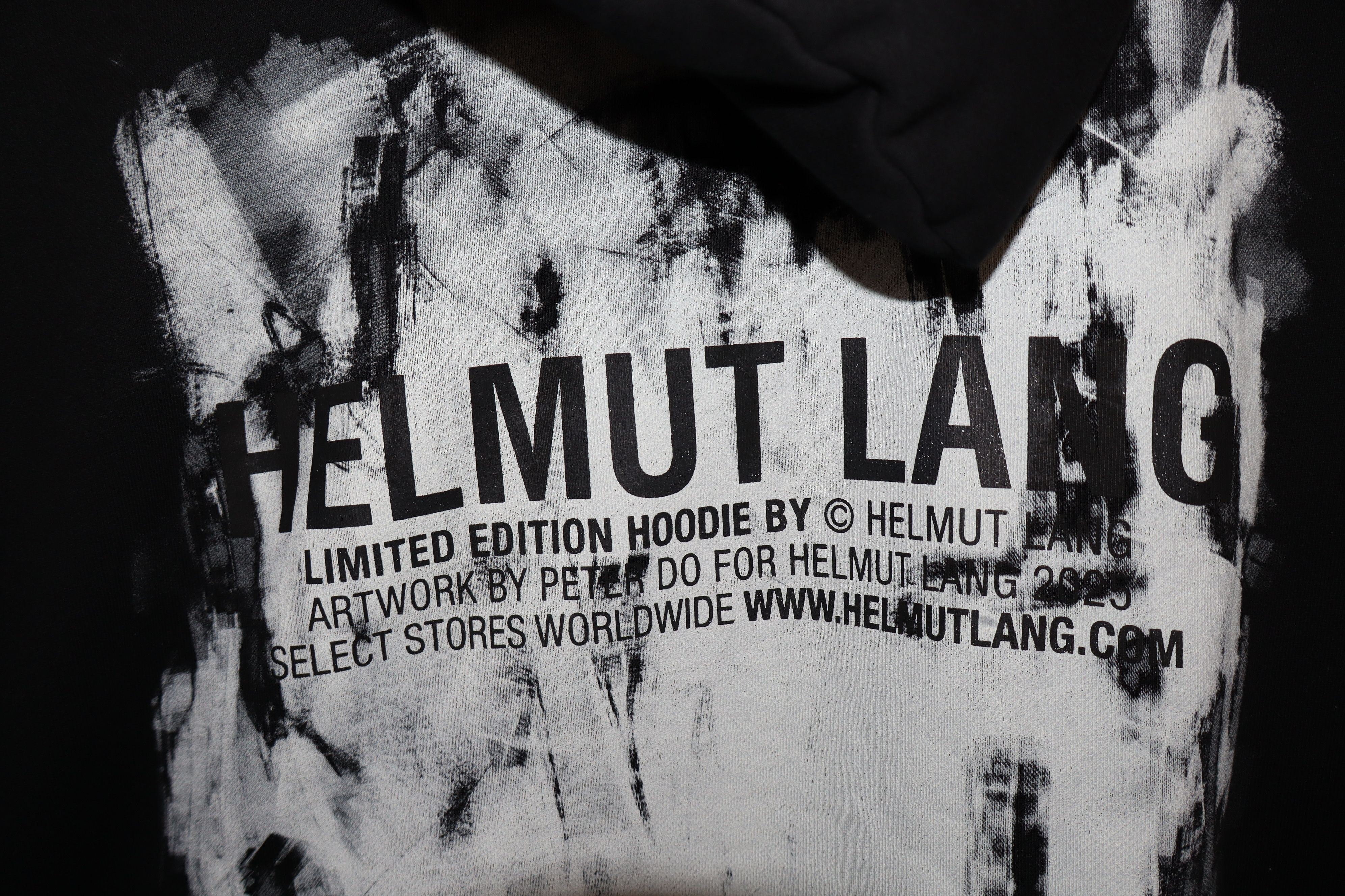 Helmut Lang Black Scribble Hoodie Size US M / EU 48-50 / 2 - 6 Thumbnail