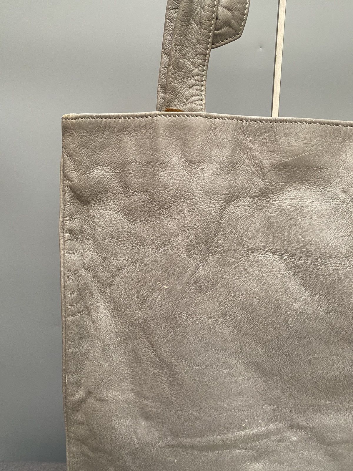 John Galliano S/S 2010 Leather Painted Tote Bag Size ONE SIZE - 5 Thumbnail