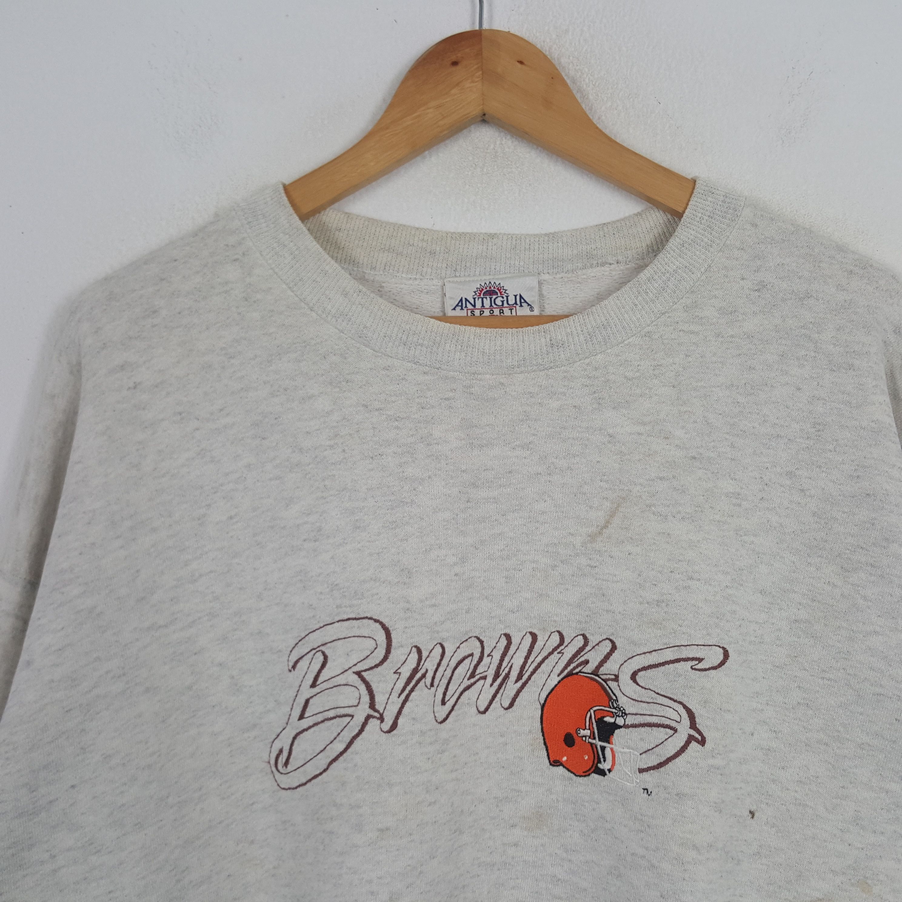 NFL × Vintage Vintage Browns Football Team NFL Sweatshirt Size US XL / EU 56 / 4 - 2 Thumbnail