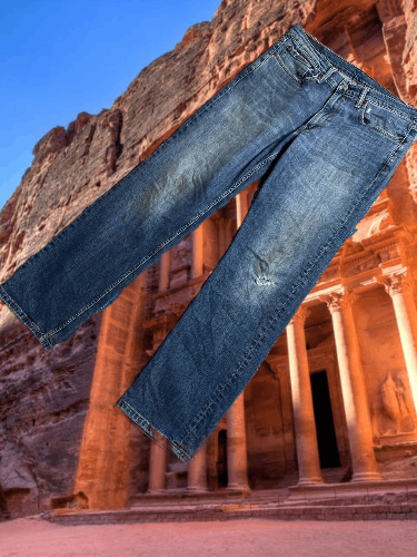 Levi's × Vintage Levis 514 Distressed Light Wash Jeans Size US 34 / EU 50 - 1 Thumbnail