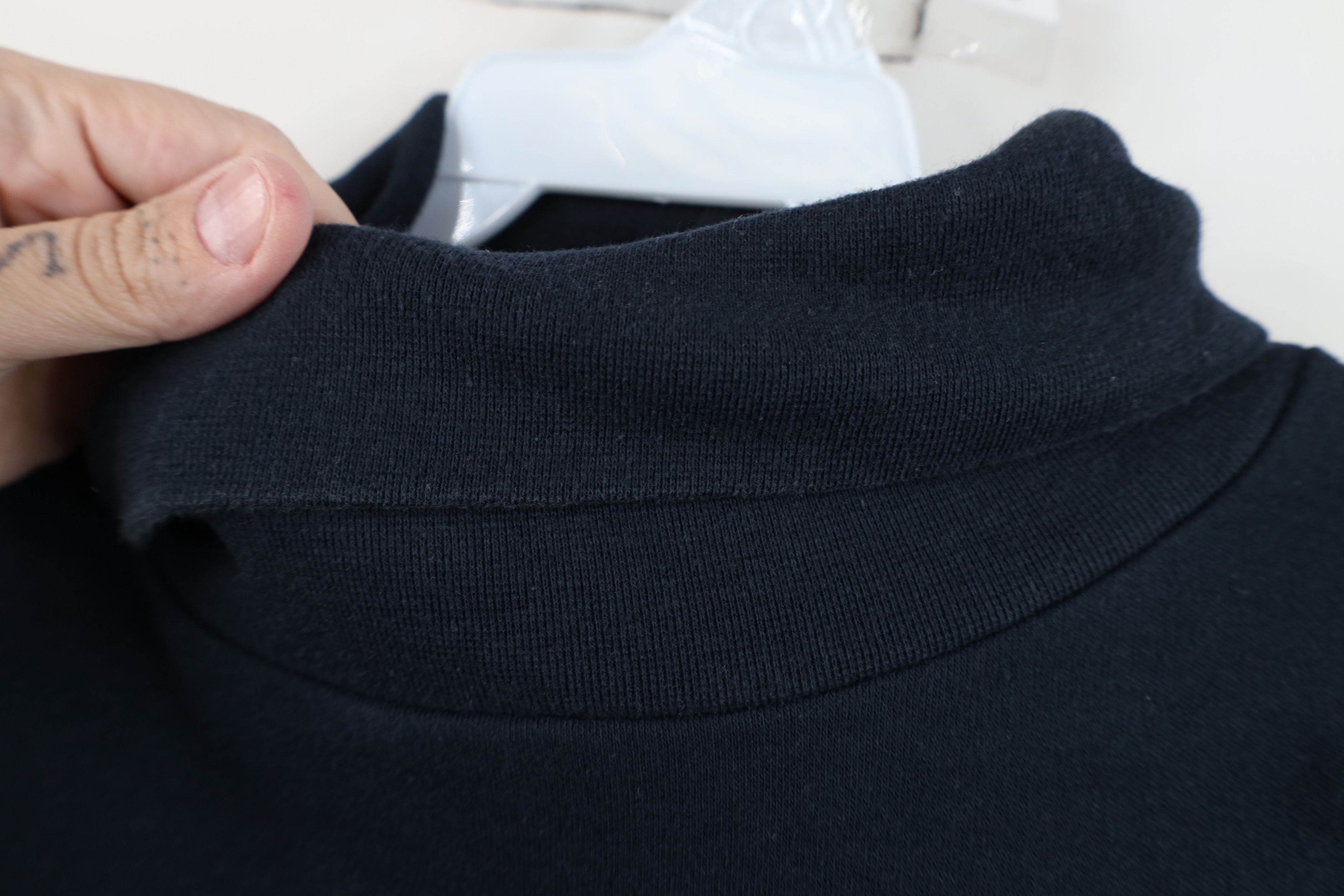 Vintage Vintage 90s Streetwear Blank Long Sleeve Turtleneck T-Shirt Size L / US 10 / IT 46 - 5 Thumbnail