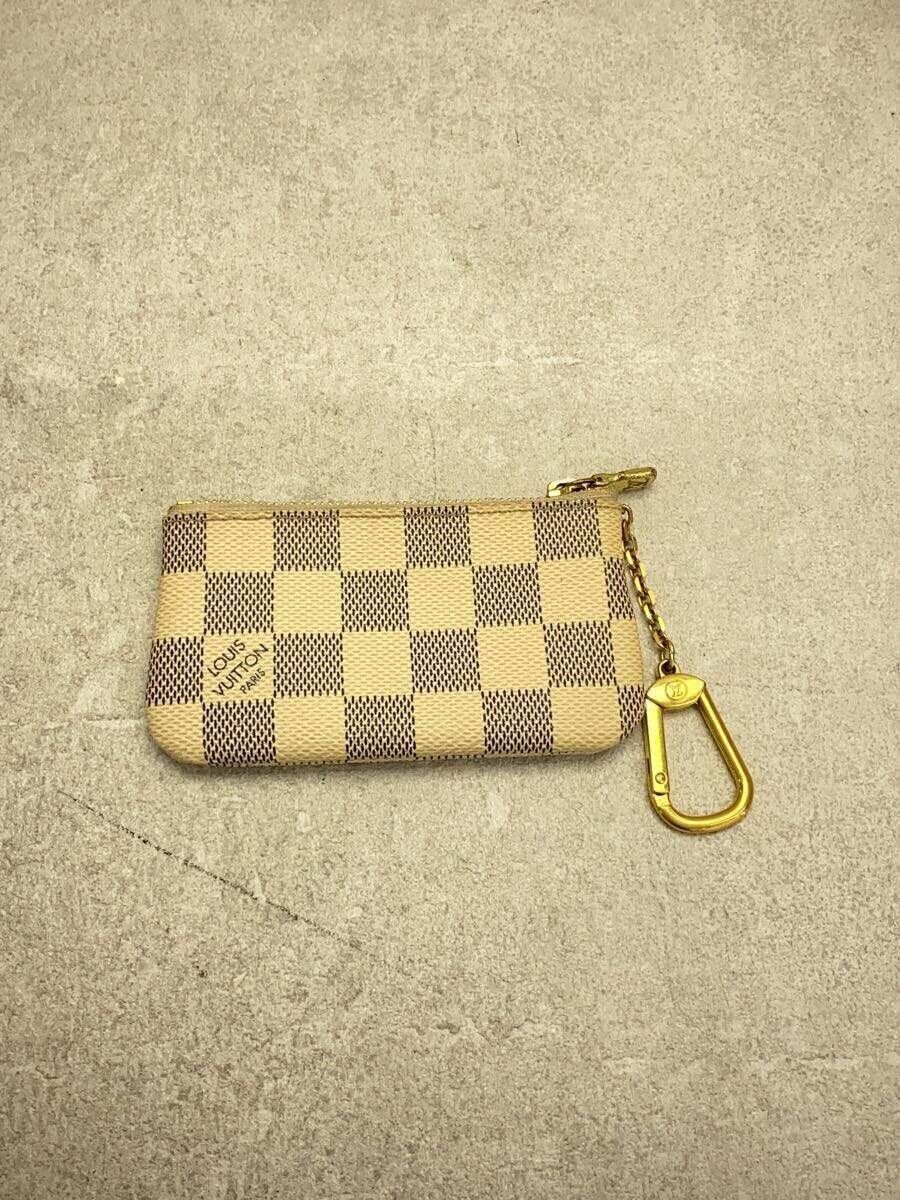 Louis Vuitton Louis Vuitton Damier Azur Pochette Cle White Size ONE SIZE - 2 Thumbnail