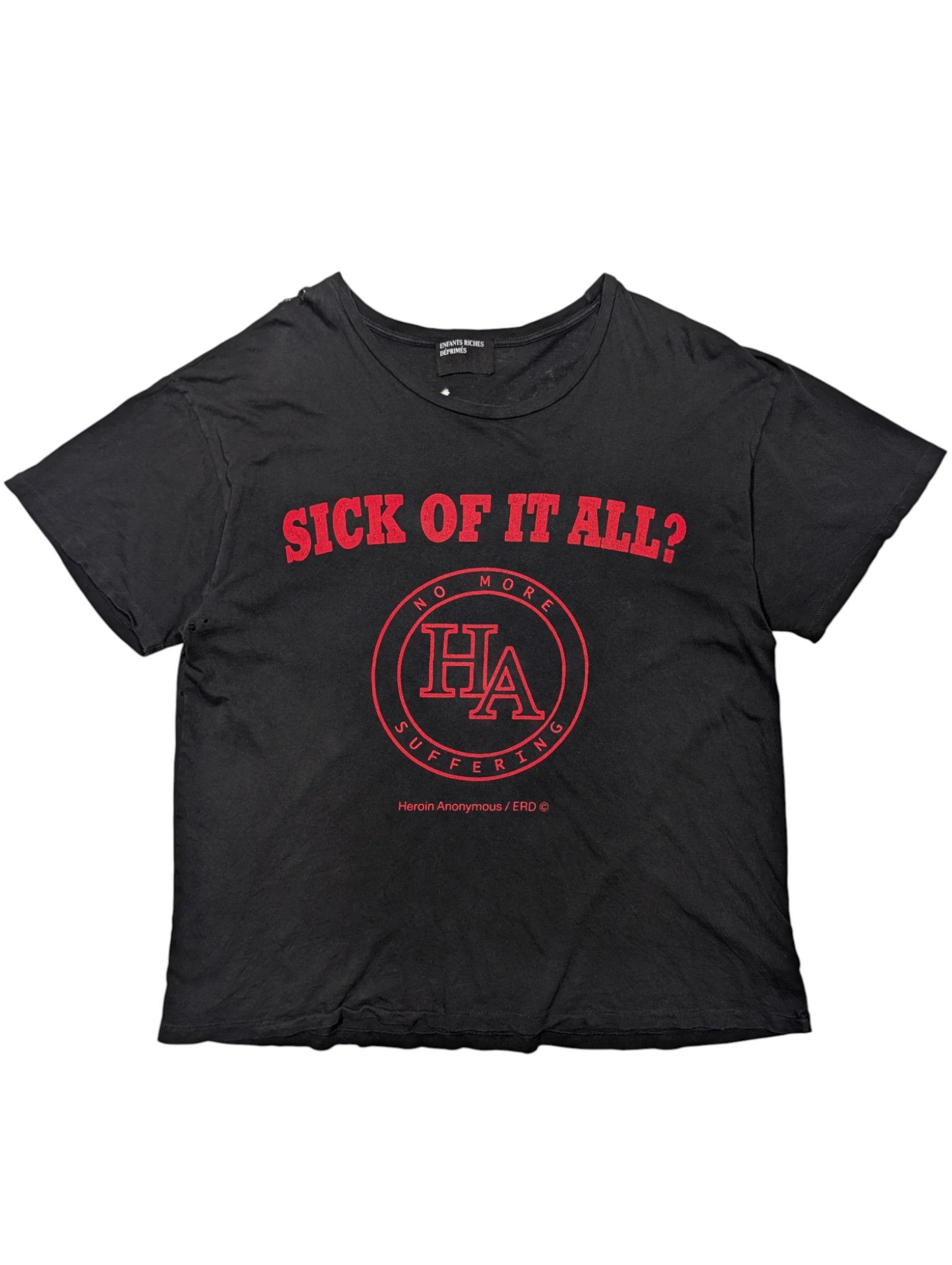 Enfants Riches Deprimes Sick Of It All Heroin Anonymous T-Shirt Size US L / EU 52-54 / 3 - 1 Thumbnail