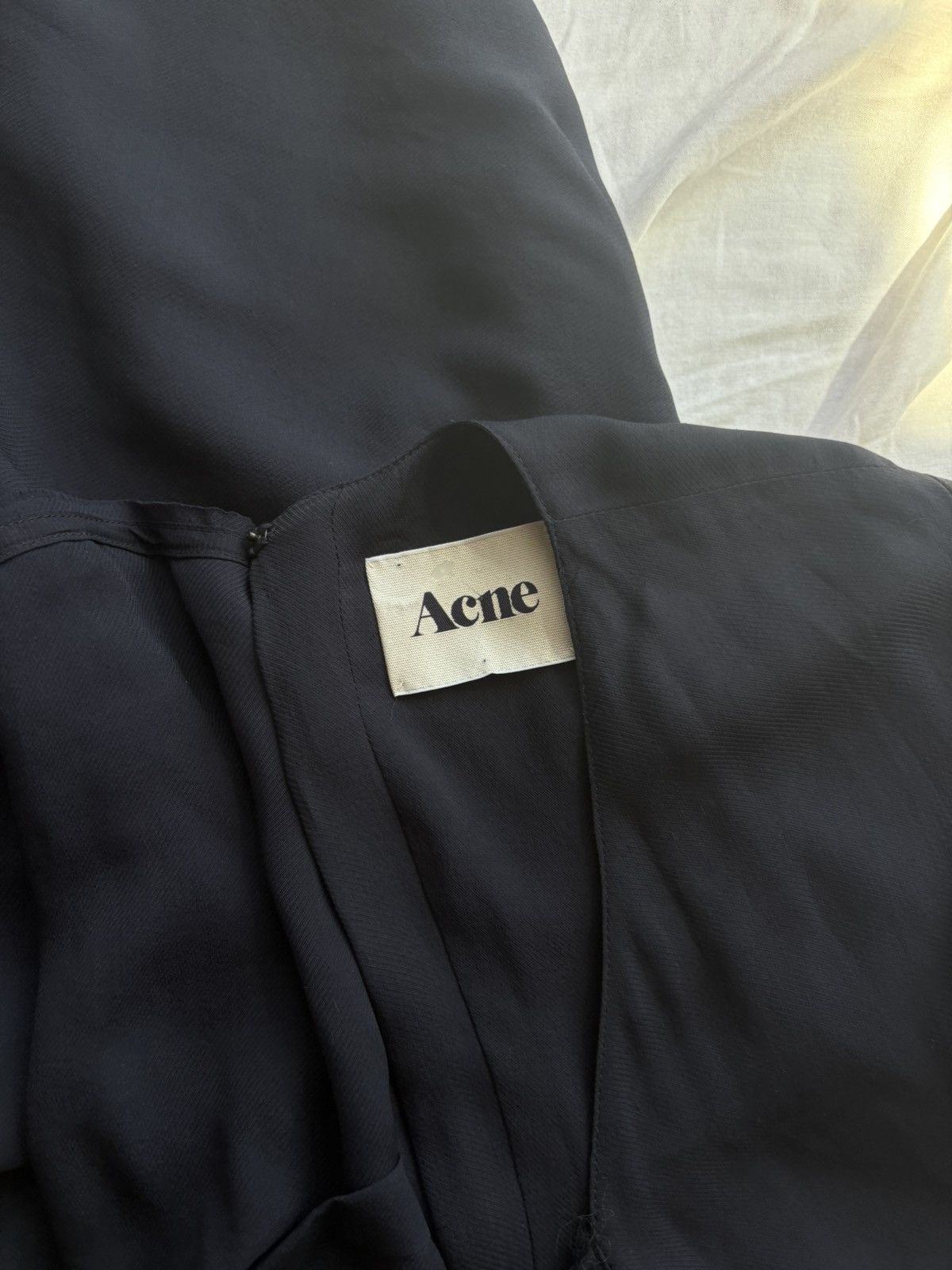 Acne Silk Dress in Blue, Women's (Size M) — image 5 of 6