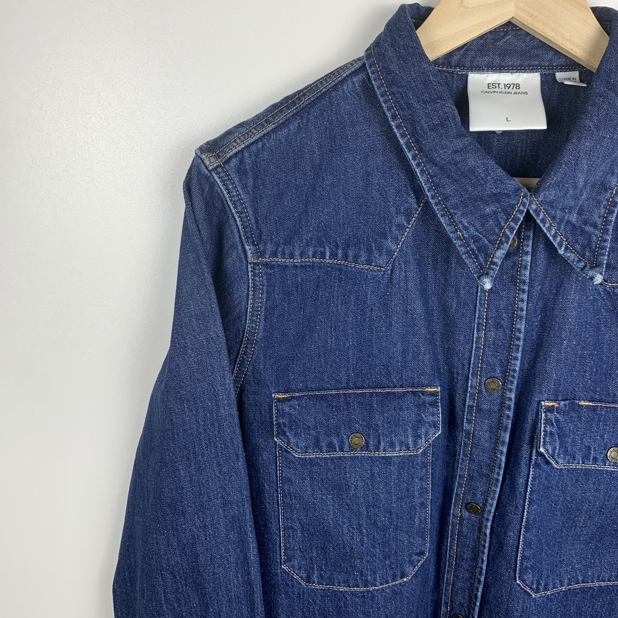 Calvin Klein 205W39NYC Raf Simons Calvin Klein 205W39TH ST. Denim Shirt Size L Size US L / EU 52-54 / 3 - 5 Thumbnail