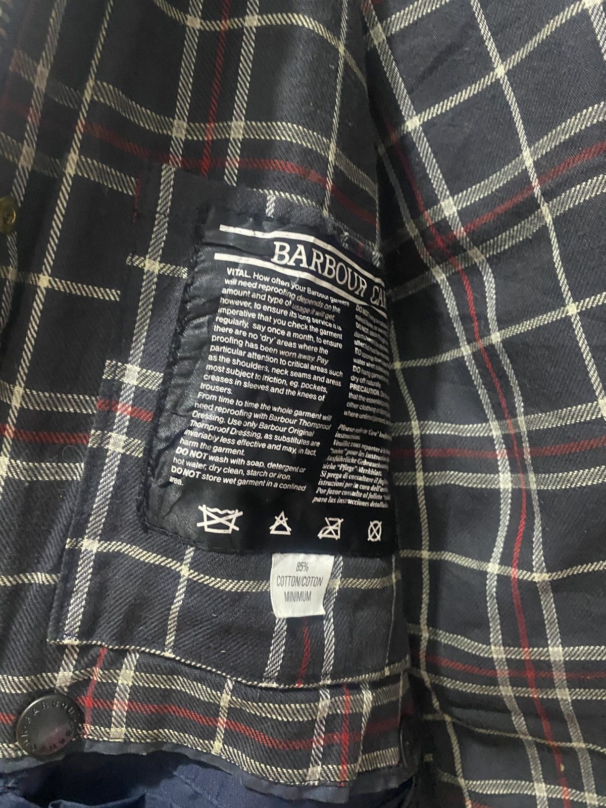Barbour Barbour Border Waxed Cotton 81cm/32 in Lining Quilted Size US S / EU 44-46 / 1 - 6 Thumbnail