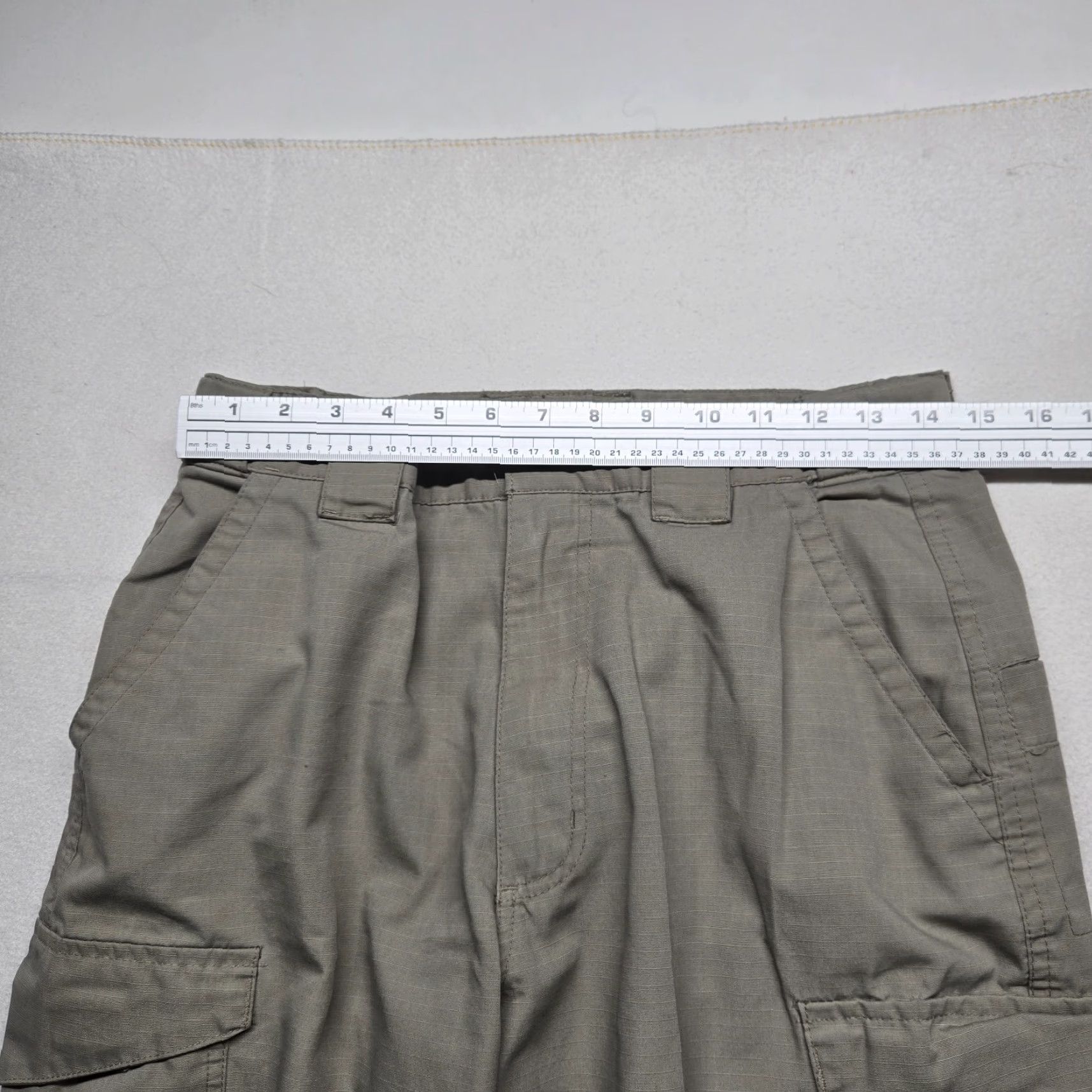 Vintage VINTAGE Tru-Spec Men's Cargo Pants 32X34 Tan Tactical Utility 90s Army Workwear Size US 32 / EU 48 - 3 Thumbnail