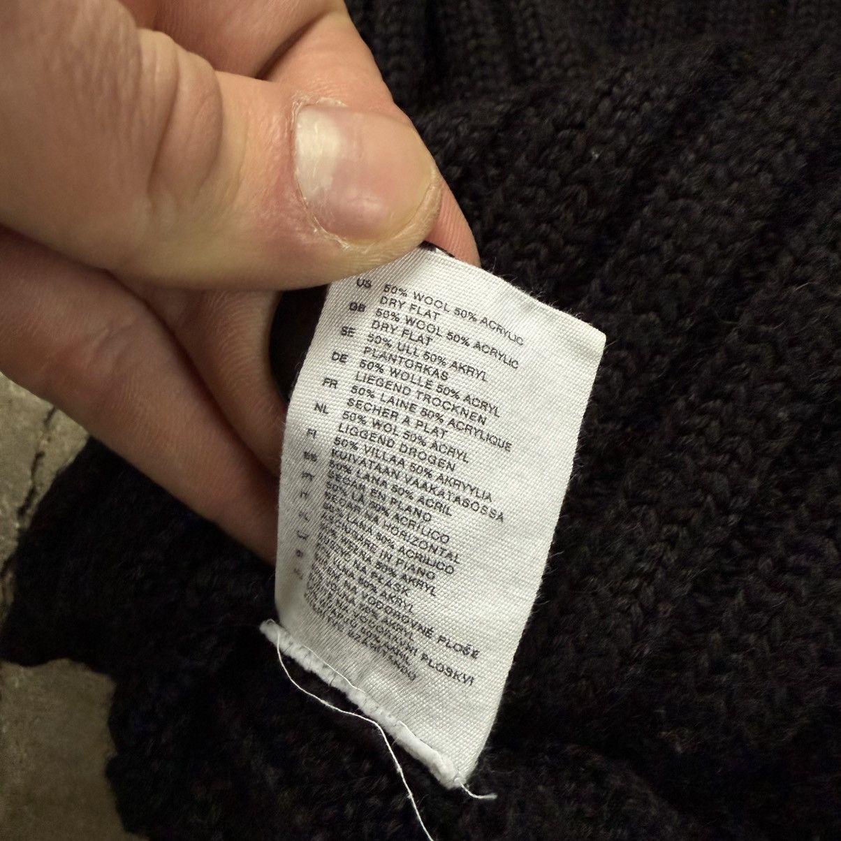 Japanese Brand 00's H&M Button Up Wool Sweater Minimalist Size US L / EU 52-54 / 3 - 6 Thumbnail