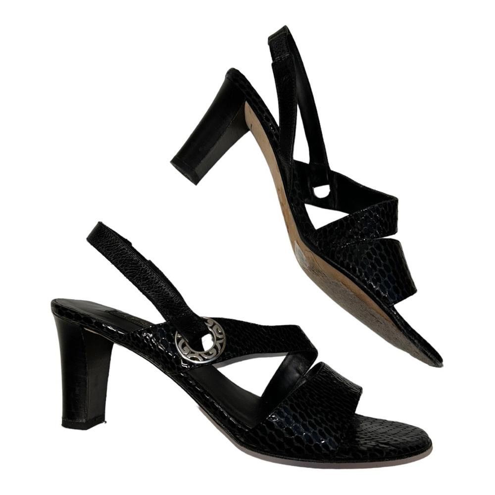Brighton Brighton l Rivoli Patent Snakeskin Leather Heels Size 9 Size US 9 / IT 39 - 8 Thumbnail