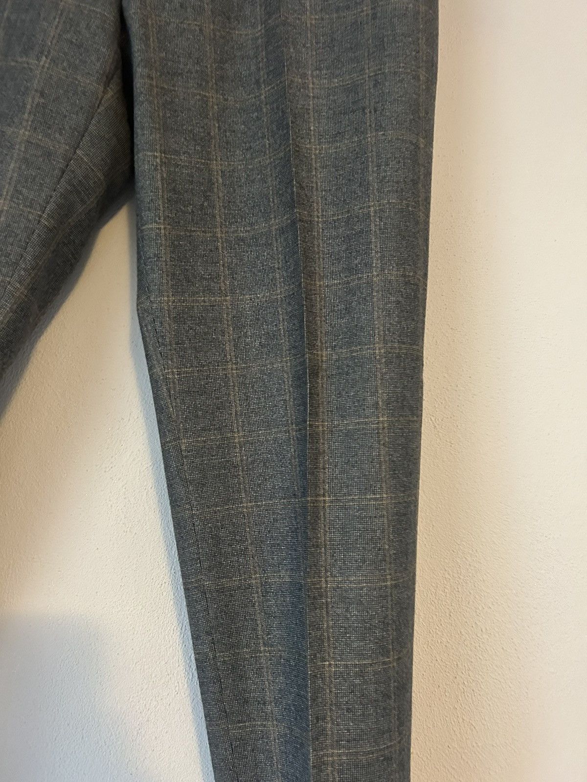Valentino AW2008 Checkered Gray Wool Pants Size US 36 / EU 52 - 7 Thumbnail
