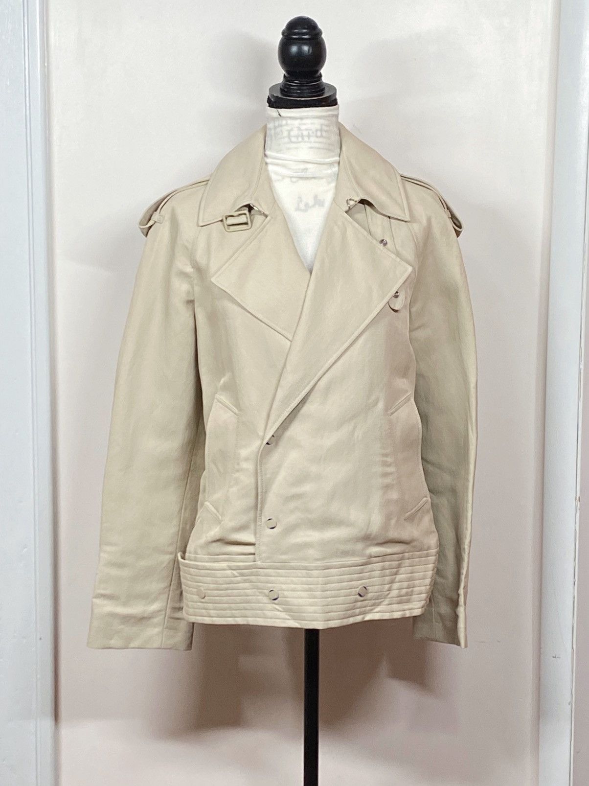 Burberry Burberry Double-Breasted Canvas Trench Jacket size 8 Size M / US 6-8 / IT 42-44 - 7 Thumbnail