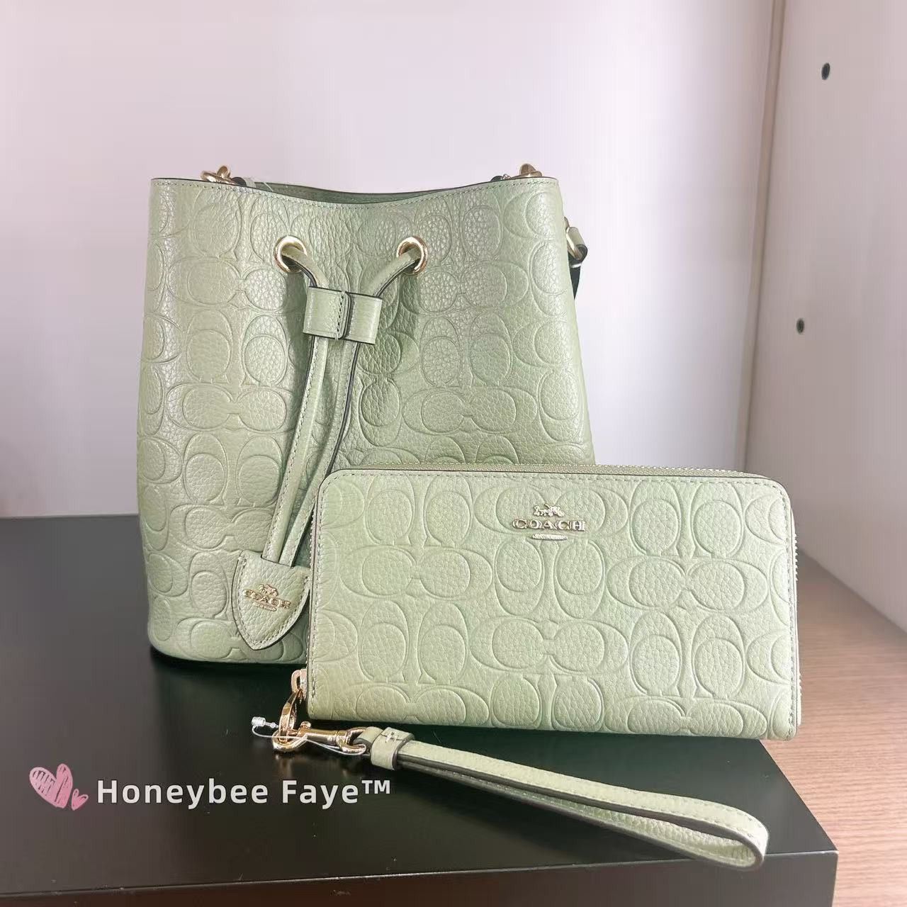 Coach Long Zip Around Wallet In Signature Leather CEW21 Size ONE SIZE - 5 Thumbnail