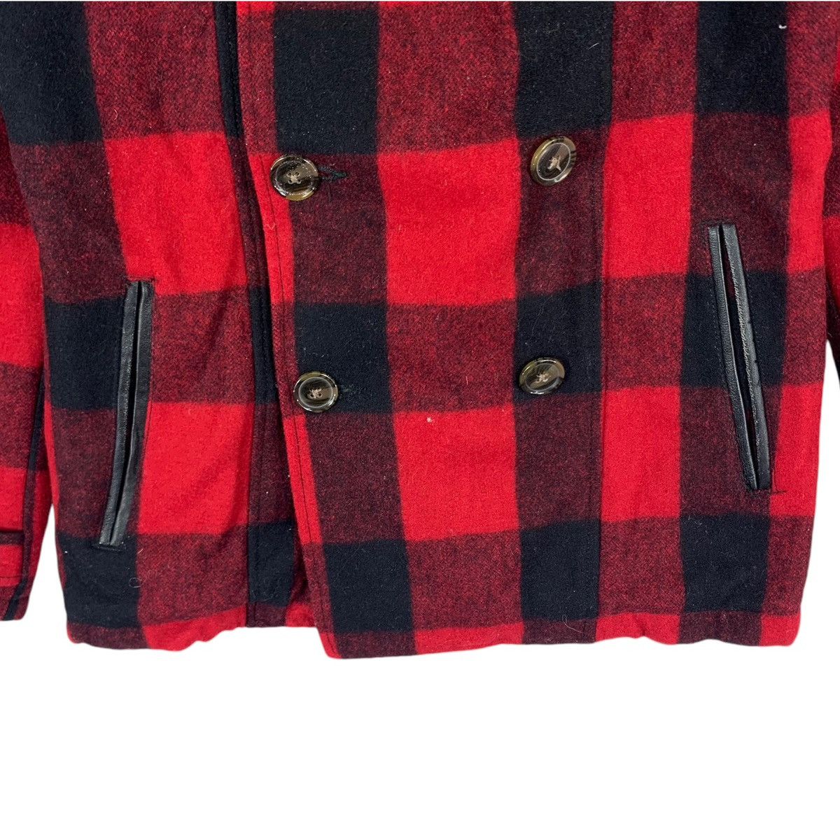 If Six Was Nine × Le Grande Bleu (L.G.B.) × Vintage VINTAGE UNITED SPORTS OF AMERICA PLAID TARTAN DOUBLE COLLAR Size US M / EU 48-50 / 2 - 6 Thumbnail