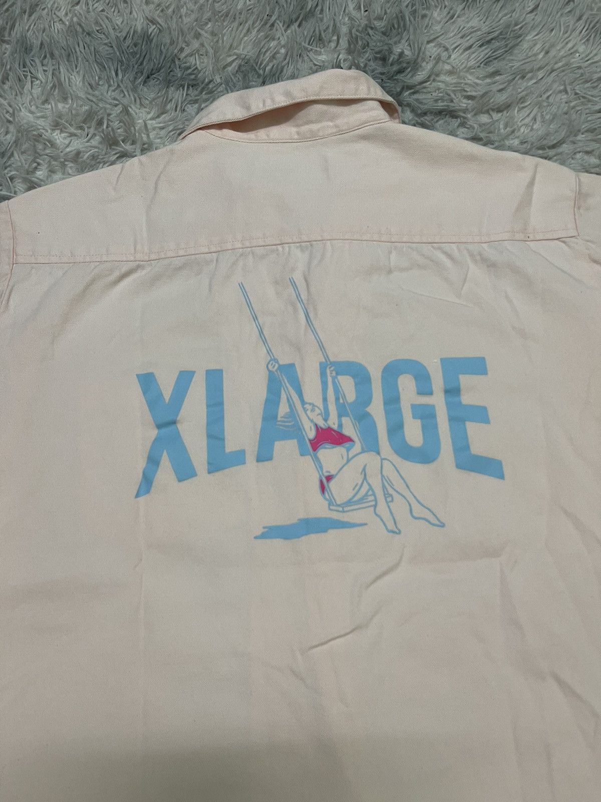 Japanese Brand × Xlarge OG STYLE XLARGE WORKWEAR BUTTON UP RARE BACKHIT Size US M / EU 48-50 / 2 - 11 Thumbnail