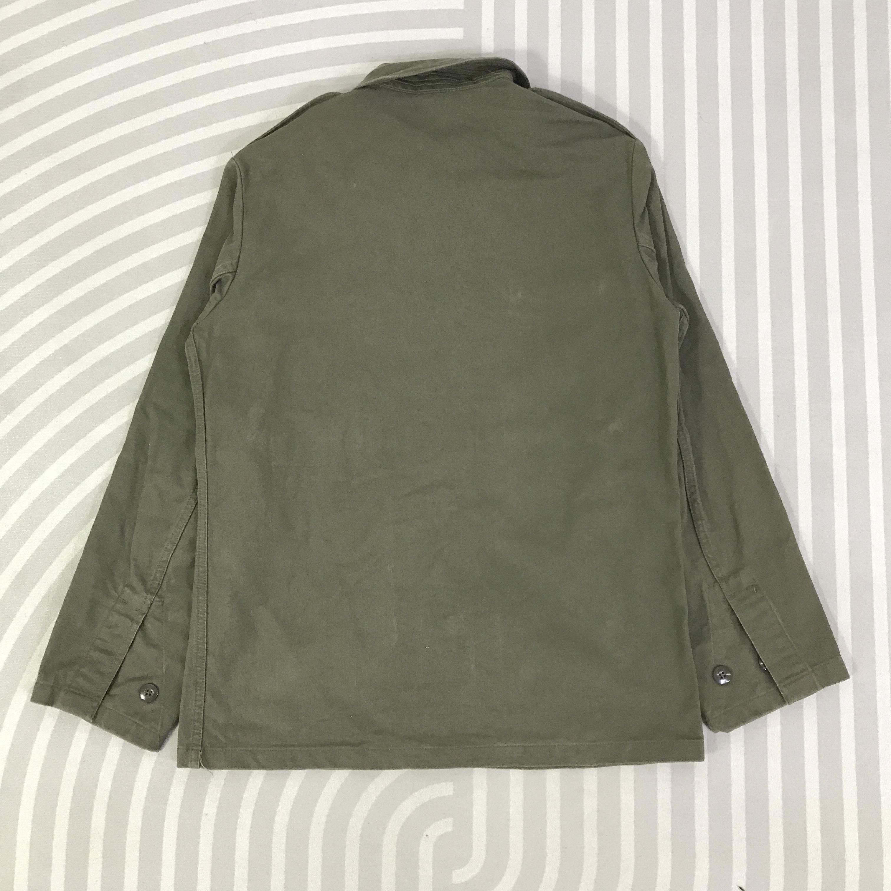 Vintage Vintage Army button Jacket K114B19 Size US L / EU 52-54 / 3 - 3 Thumbnail