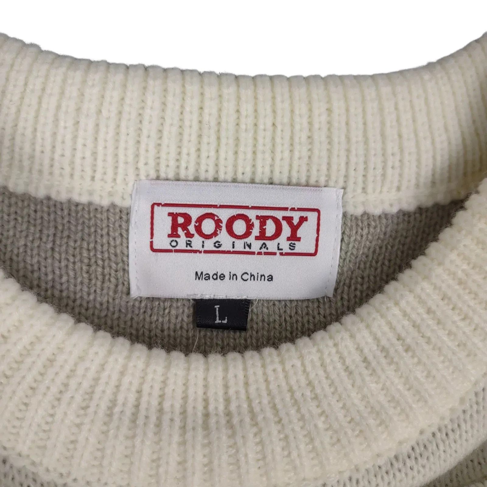 Other ROODY ORIGINALS Men's Fair Isle cbdMD CBD MD Winter Sweater Size US L / EU 52-54 / 3 - 2 Thumbnail