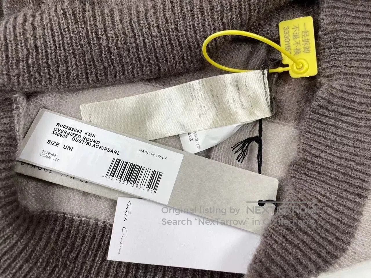 Rick Owens Rick Owens 22FW Striped Cashmere Sweater. Size US M / EU 48-50 / 2 - 5 Thumbnail