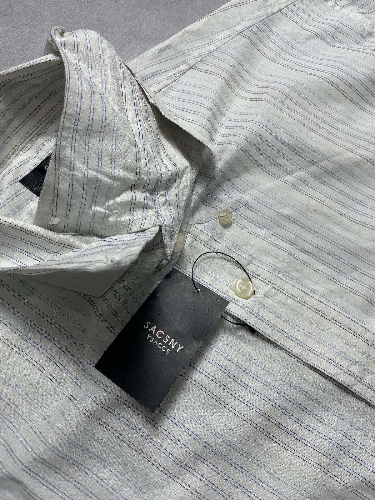 Yohji Yamamoto Yohji Yamamoto Stripe Shirt Size US XL / EU 56 / 4 - 3 Thumbnail