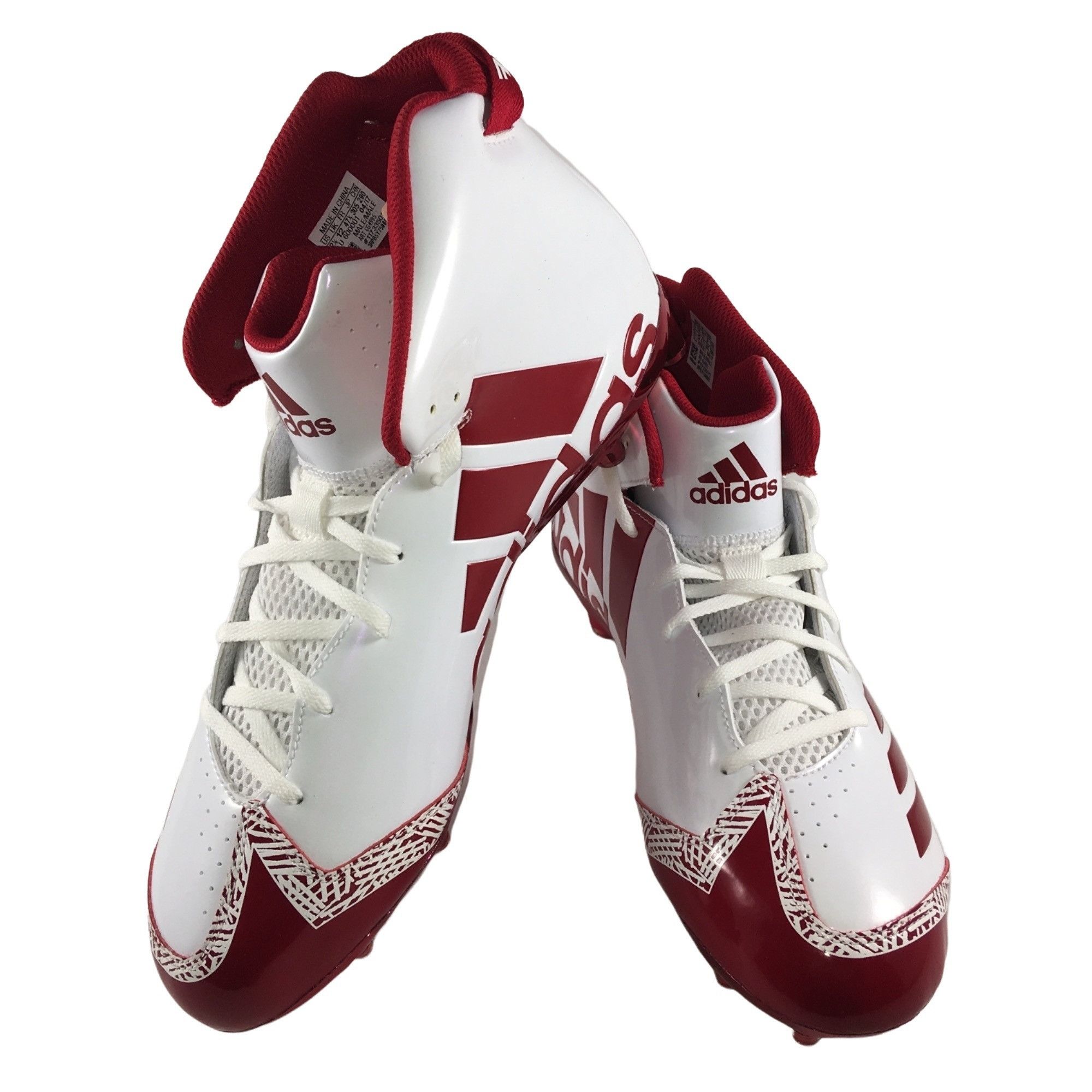 Adidas ADIDAS SM FREAK X CARBON HIGH NCA WHITE/RED CLEATS CG4995 ME Size US 12.5 / EU 45-46 - 1 Thumbnail