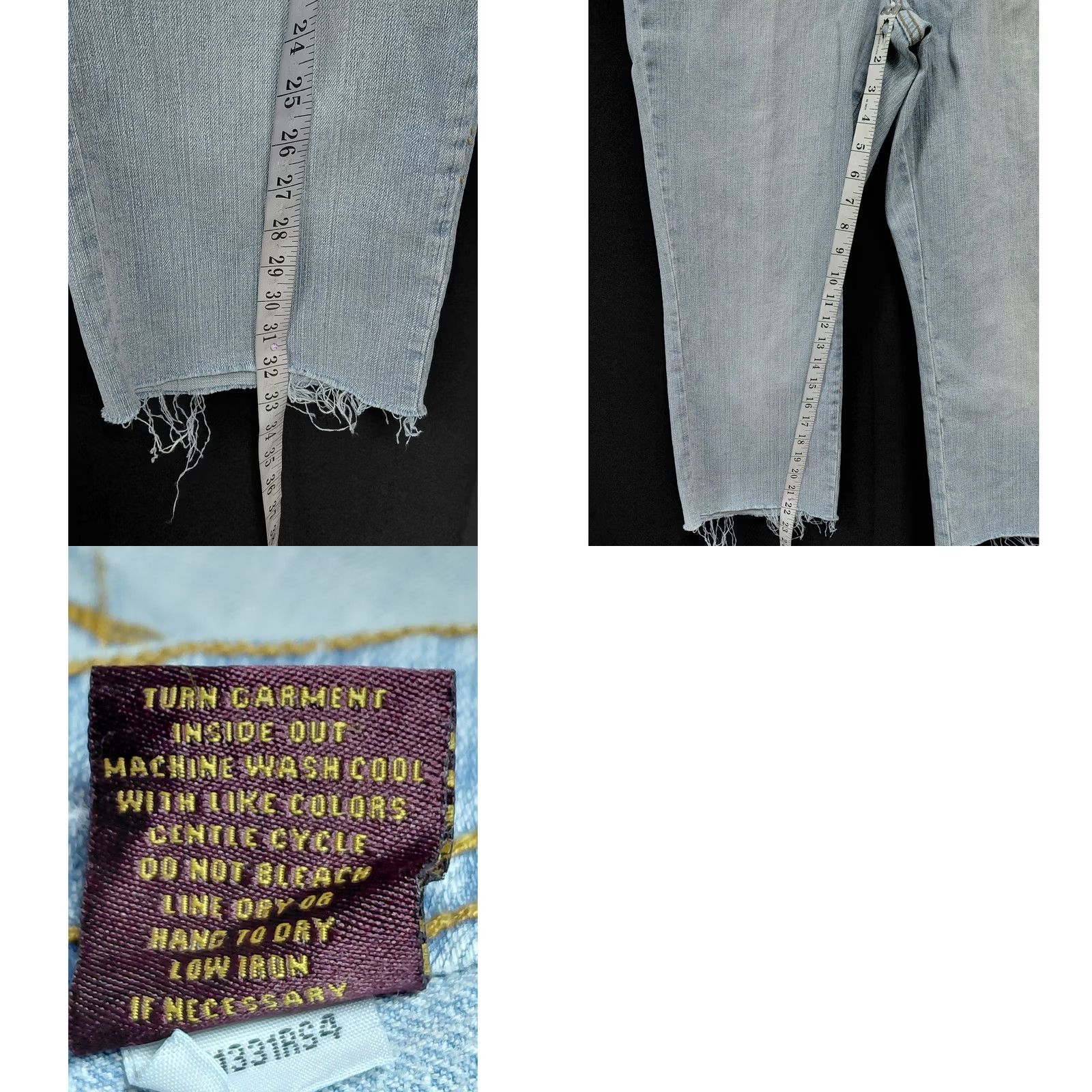 Vintage Zana Di Jeans Light Wash Embroidered 5-Pocket Denim Women Size 16 Regular Stitch Jeans Size 38" / US 16 / IT 52 - 9 Thumbnail