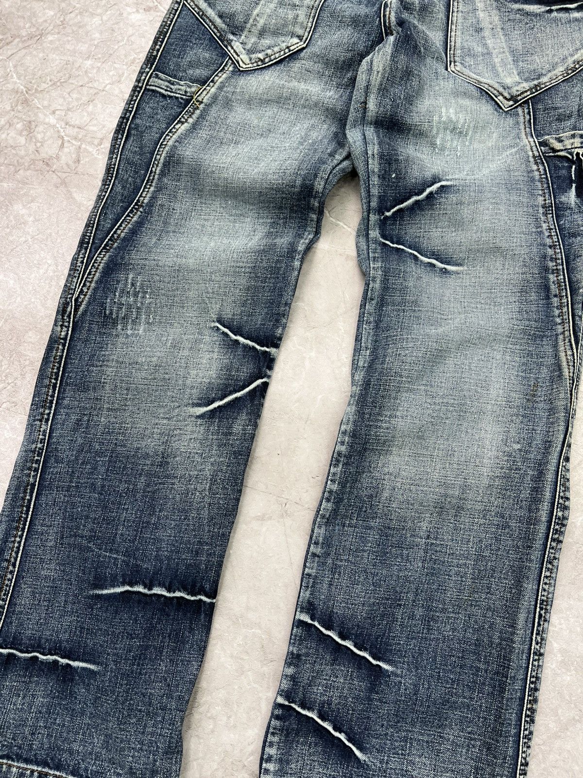 If Six Was Nine × Japanese Brand × Vintage Super Flared Jeans Vintage Japanese Jean distressed Size US 30 / EU 46 - 3 Thumbnail