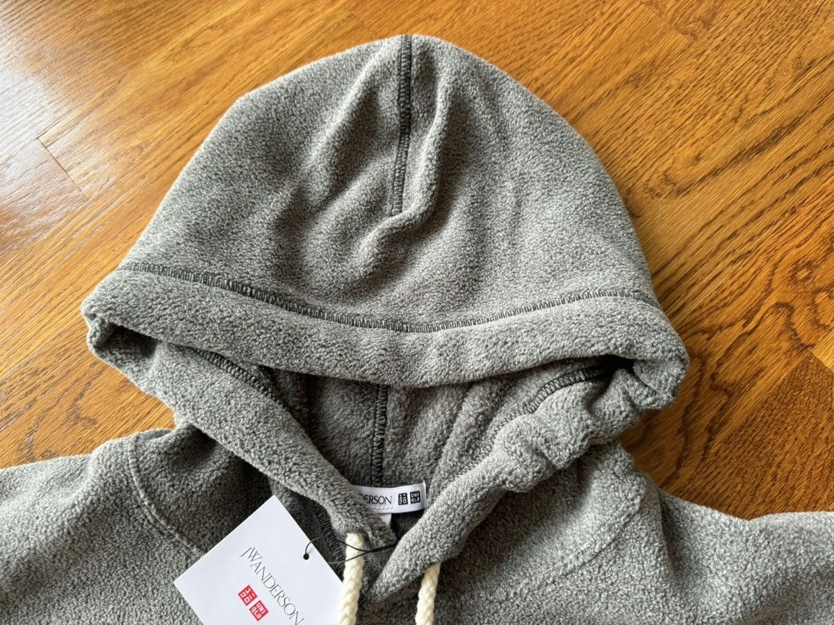 JW Anderson × Uniqlo Large Gray Fleece Pullover Hoodie Long-Sleeve Sherpa JW Size US L / EU 52-54 / 3 - 7 Thumbnail
