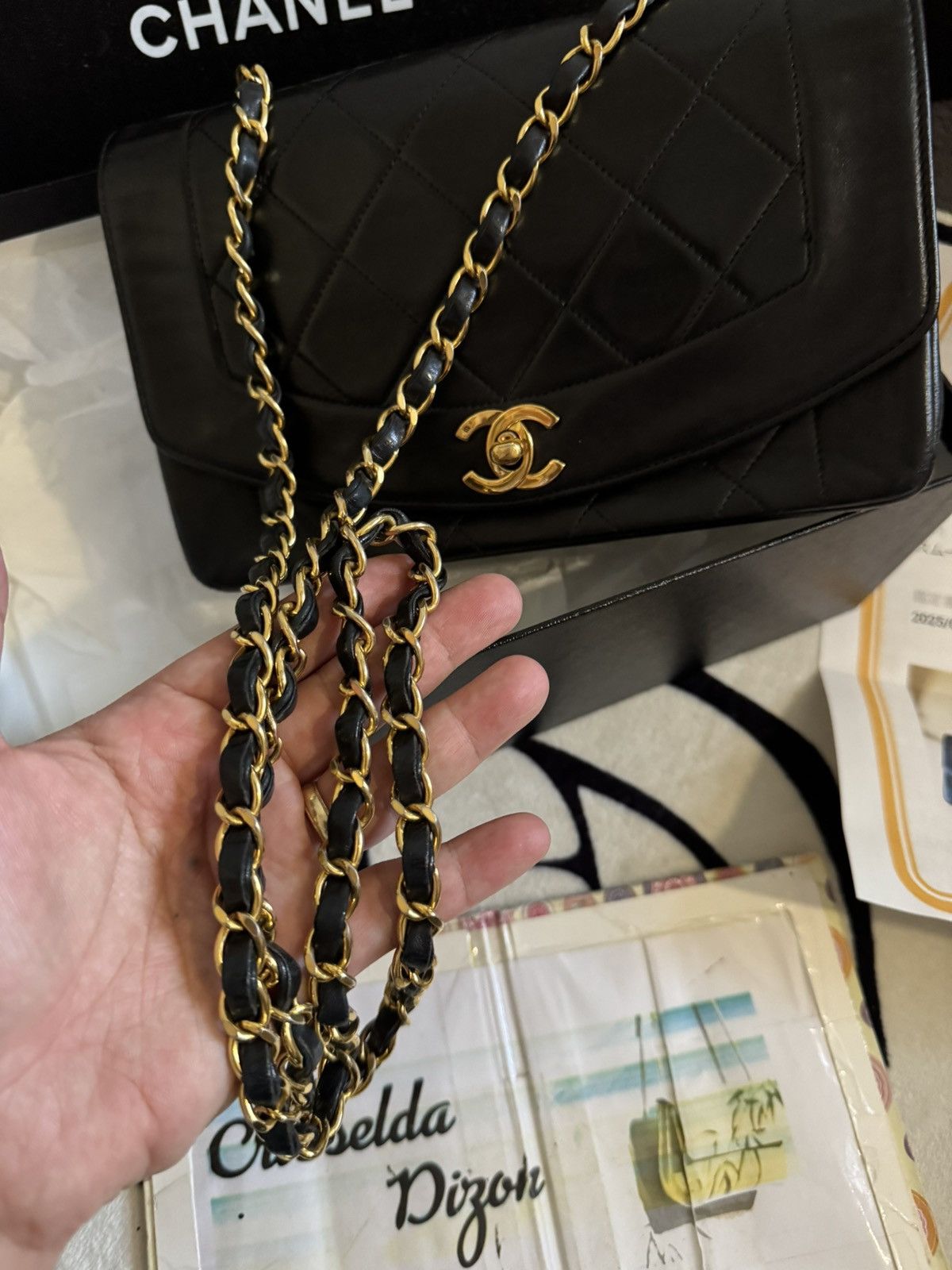 Chanel Chanel Diana Size 22 Size ONE SIZE - 3 Thumbnail