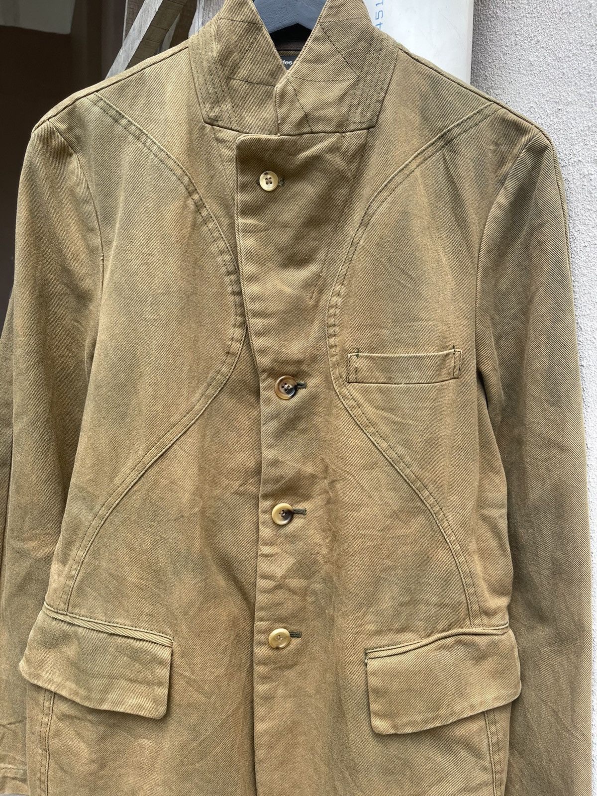Comme des Garcons Homme Plus Comme des Garcons Homme Plus AW03 Runway Curve Tailored Size 38S - 3 Thumbnail