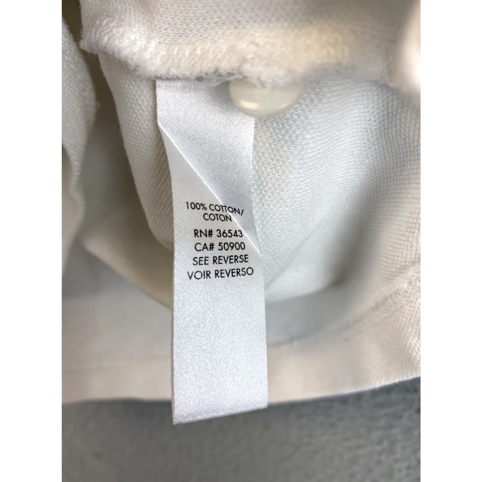 Calvin Klein VINTAGE Calvin Klein Polo Shirt Men S White 87-63 Short Sleeve - Size Small Size US S / EU 44-46 / 1 - 7 Thumbnail