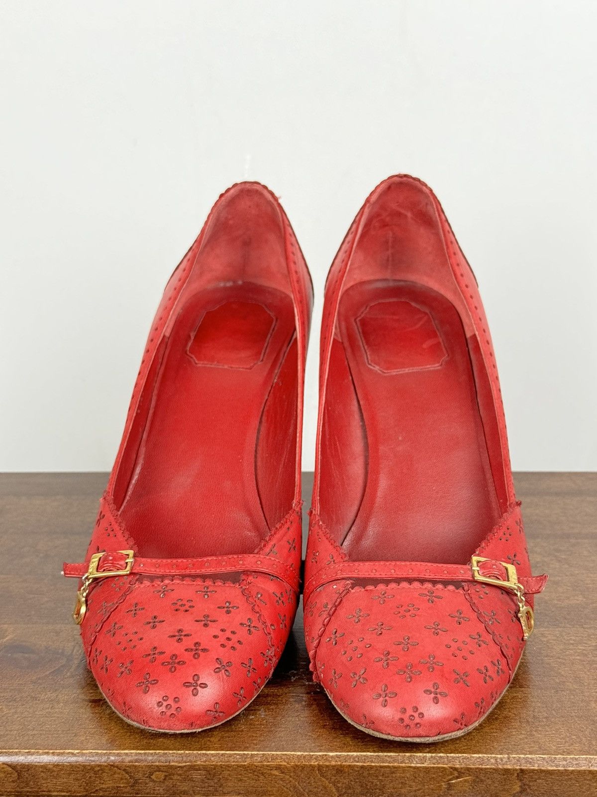 Christian Dior Monsieur Vintage heels Christina Dior original luxury rare item Size US 9 / IT 39 - 2 Thumbnail