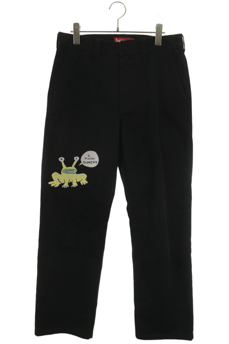 Supreme 20SS Daniel Johnston Embroidered Work Pant Long Pants