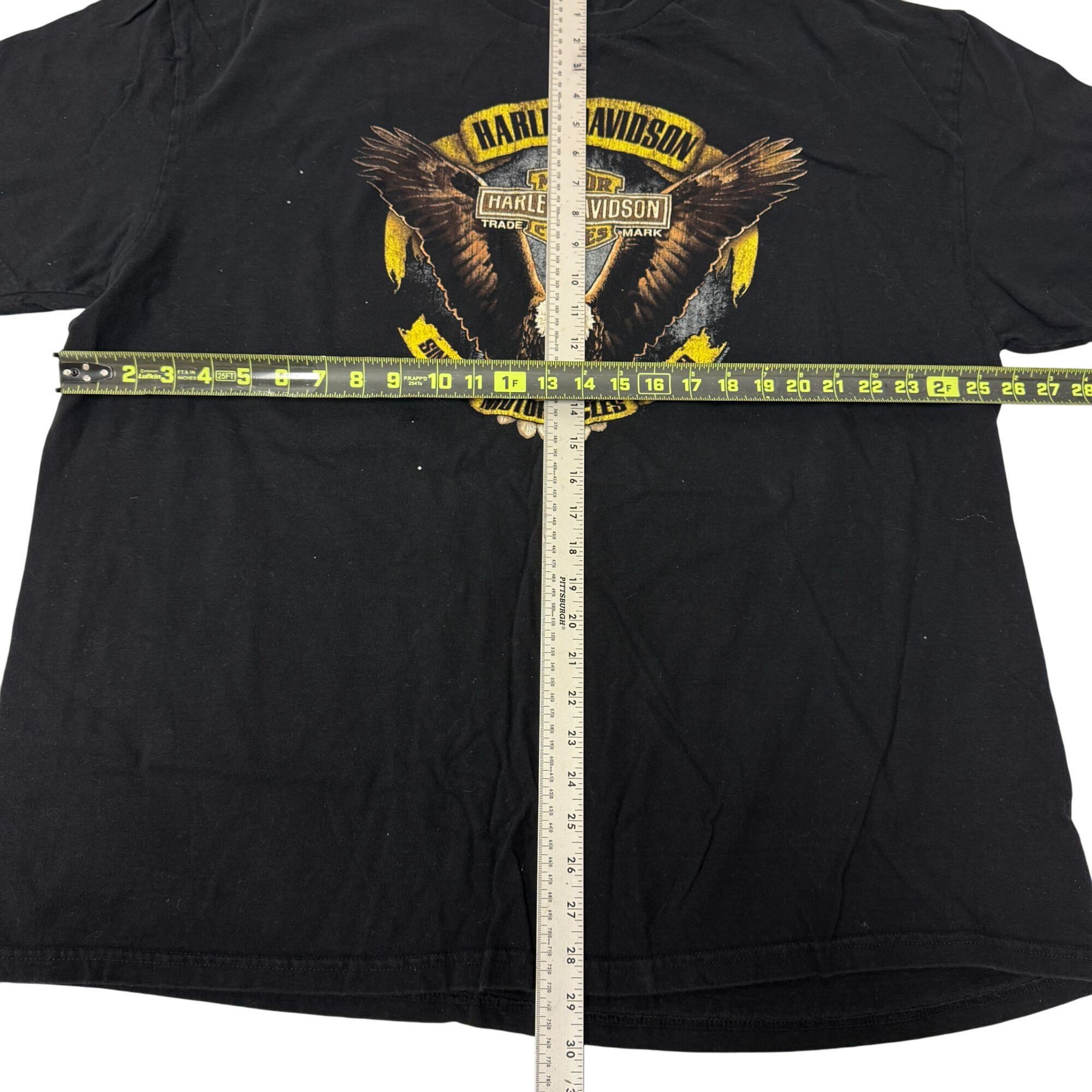 Harley Davidson HD SOARING EAGLE INDIANA RACE CAR Motorcycle Biker T Shirt Size US XXL / EU 58 / 5 - 8 Thumbnail