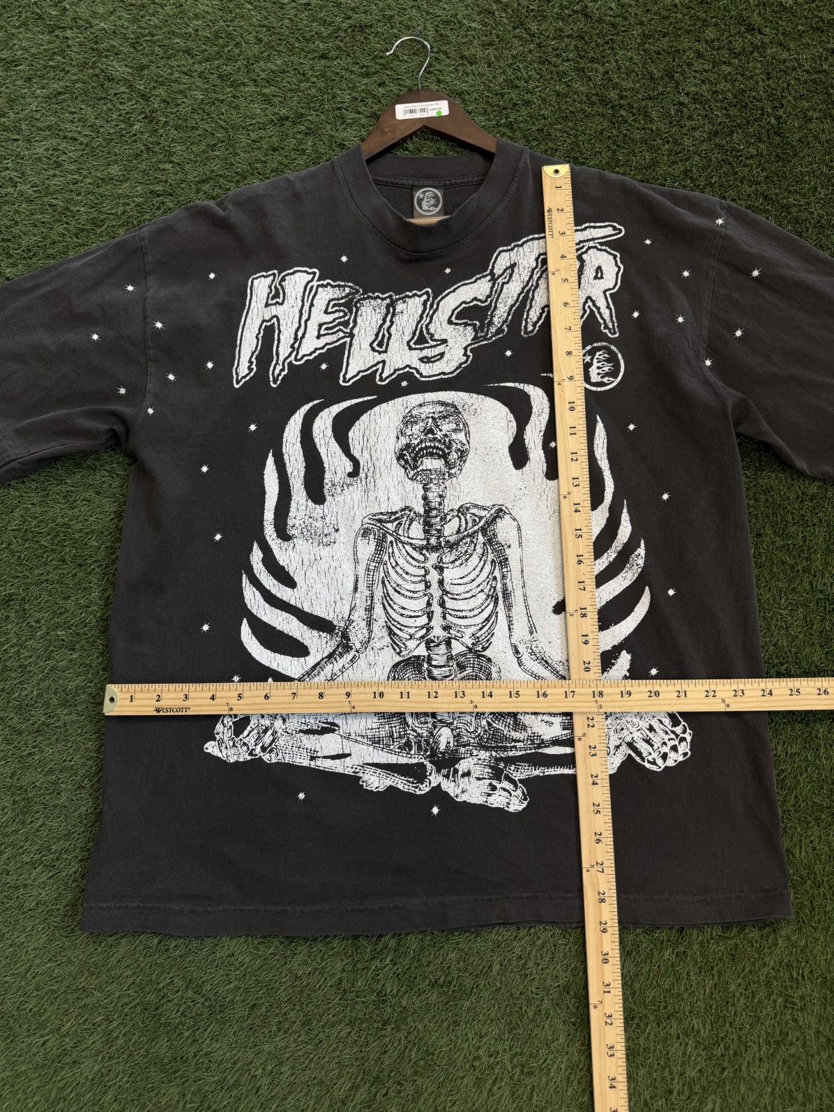 HELLSTAR Hellstar Original Drop Tee Shirt Size XL 🧼 Size US XL / EU 56 / 4 - 7 Thumbnail