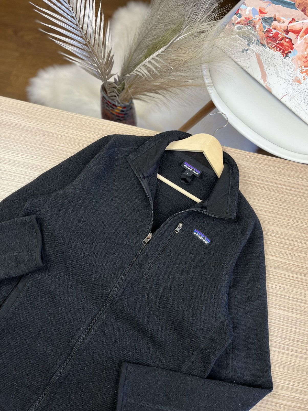 Patagonia Patagonia Fleece Zip Up Polar black Sherpa sweatshirt bluza Size US M / EU 48-50 / 2 - 2 Thumbnail