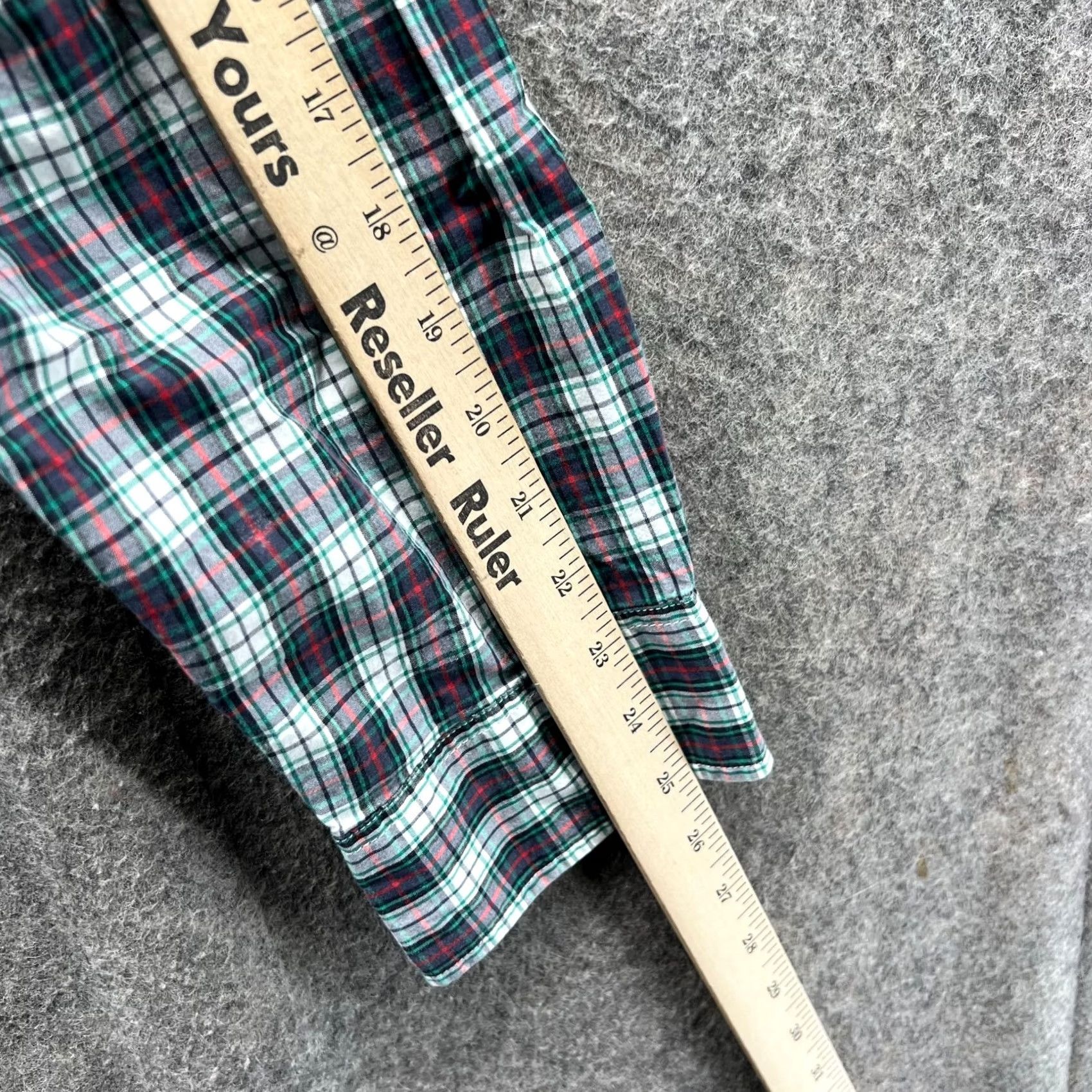 J.Crew J.CREW Shirt Mens M Green Red Button-Down Plaid Cotton Classic Preppy Vintage No Size US M / EU 48-50 / 2 - 6 Thumbnail