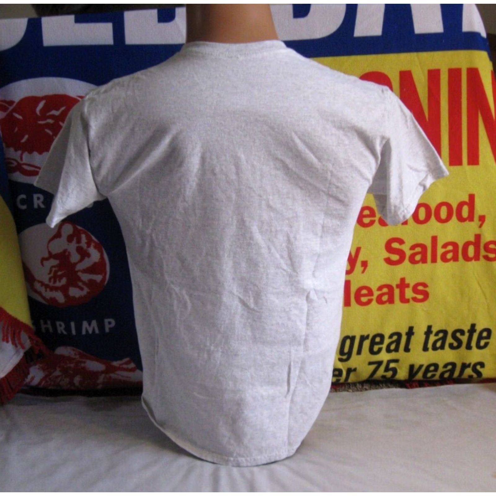 Gildan VINTAGE Gildan T-Shirt Men M Gray USA Mustard College Museum Poupon U National Size US M / EU 48-50 / 2 - 4 Thumbnail